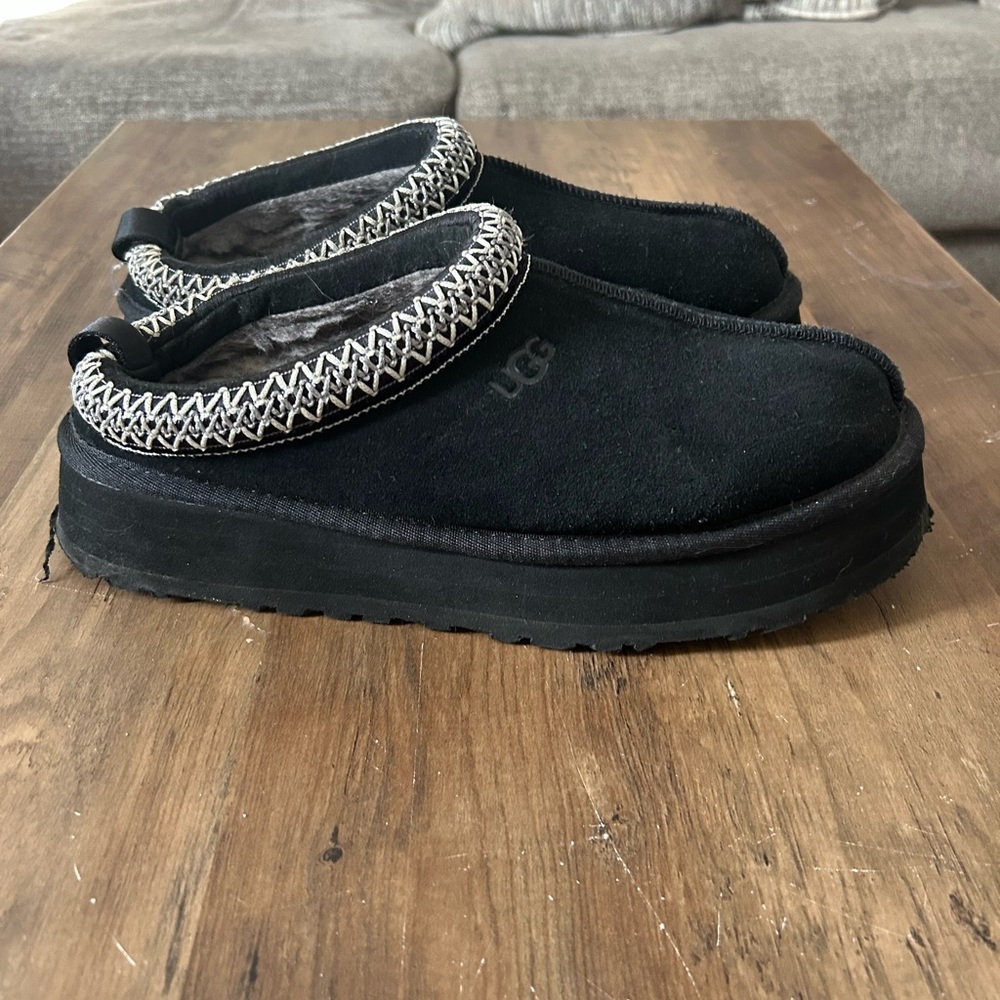 UGG TAZZ PLATFORM SLIPPERS